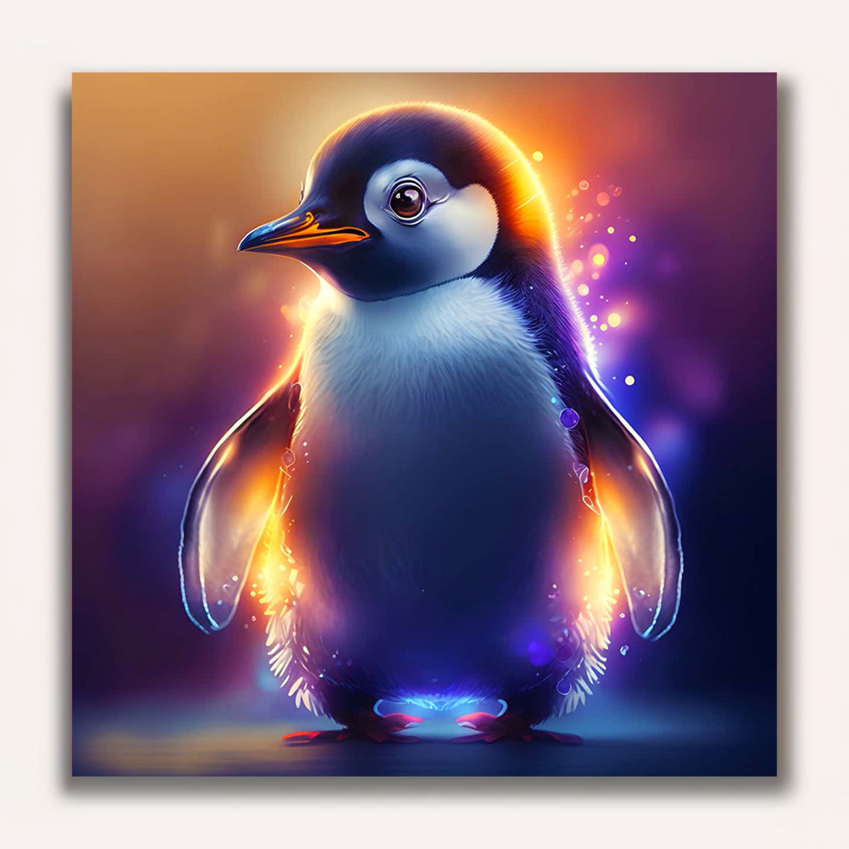 Paint by Numbers - Bright penguin