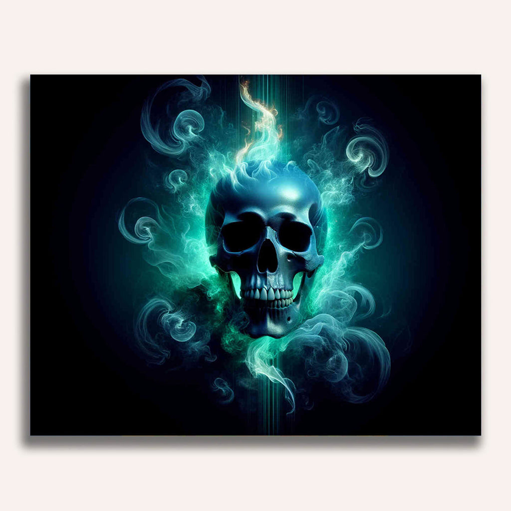 Paint by Numbers - Glow in the Dark Skull