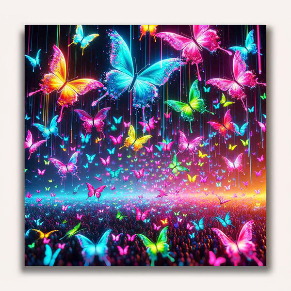 Paint by Numbers - Glowing Butterfly Dance