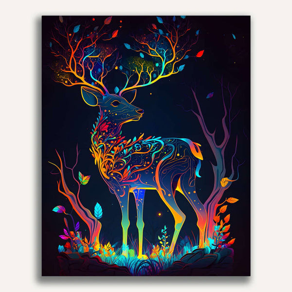 Paint by Numbers - Glowing Deer