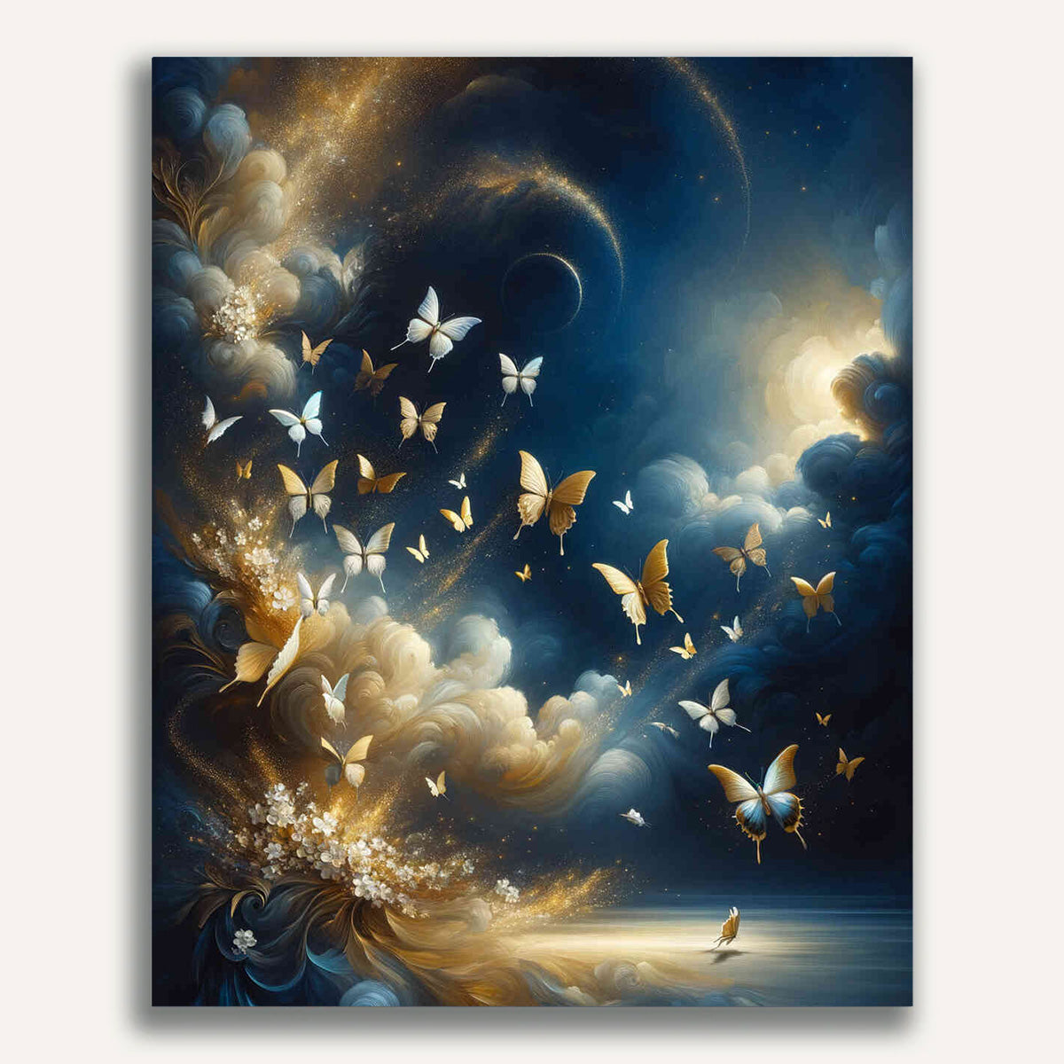 Paint by Numbers - Golden butterflies