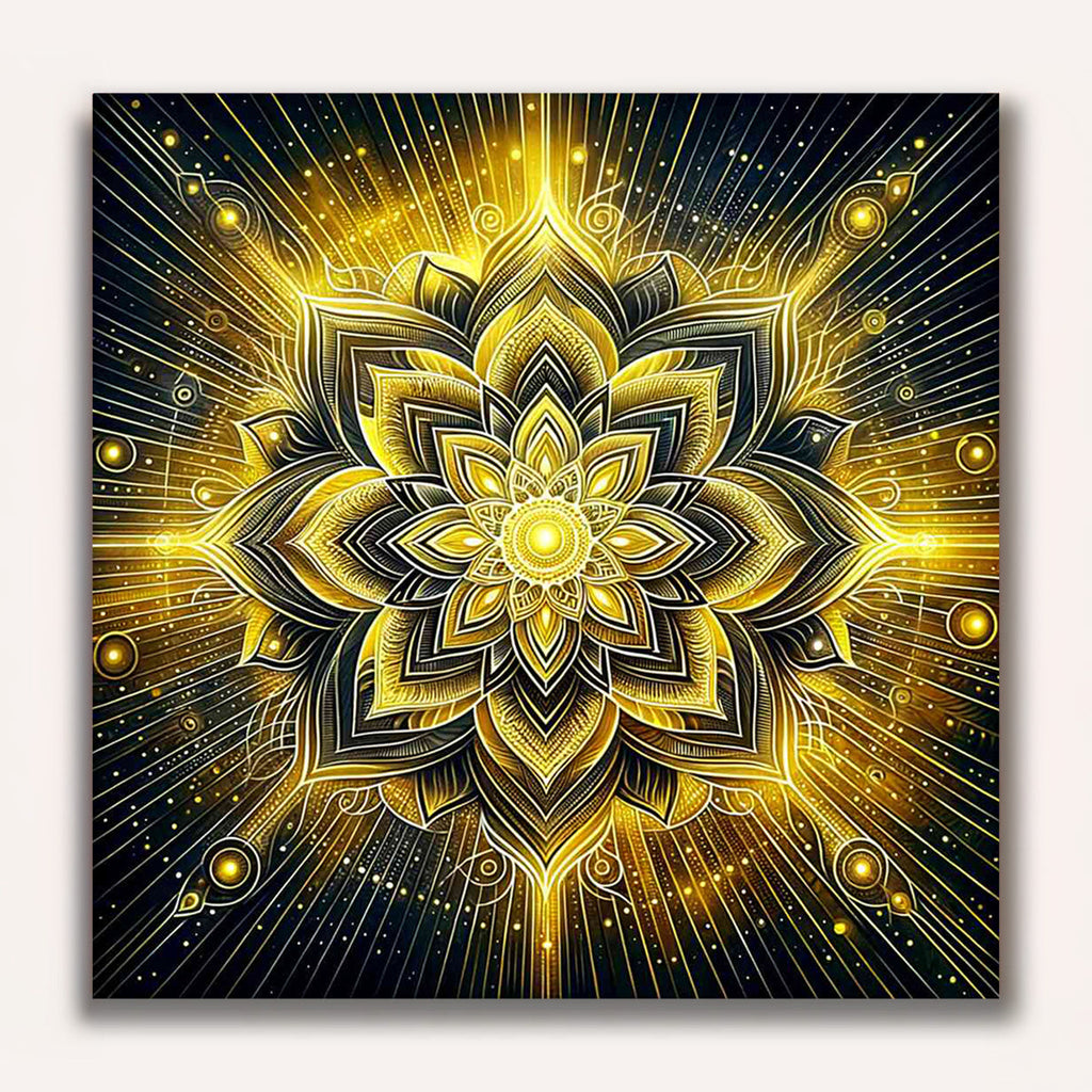 Paint by Numbers - Golden Mandala