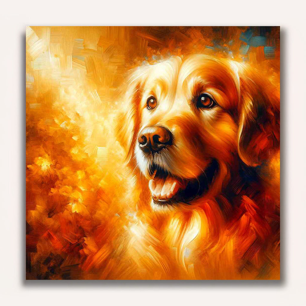 Paint by Numbers - Goldenretriver, Portrait