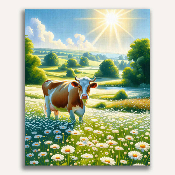 Paint by Numbers - Good Morning Cow