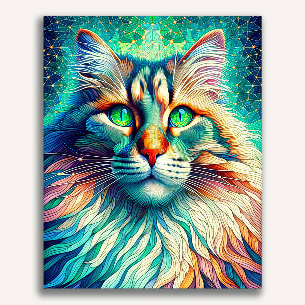 Paint by Numbers - Gorgeous Cat Portrait
