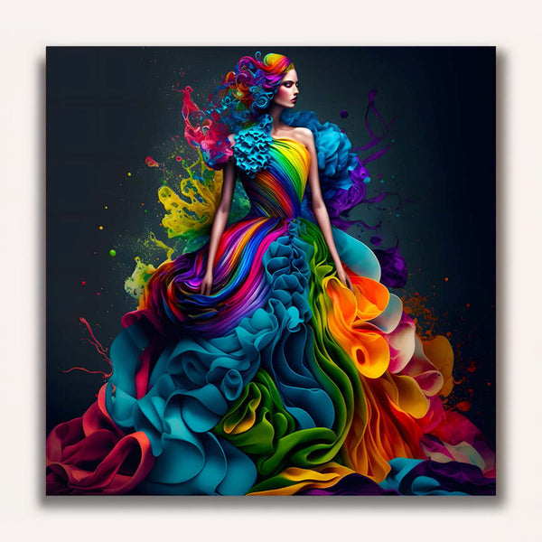 Paint by Numbers - Gradient dress