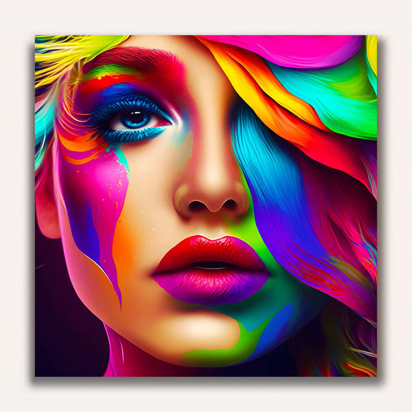 Paint by Numbers - Gradient woman
