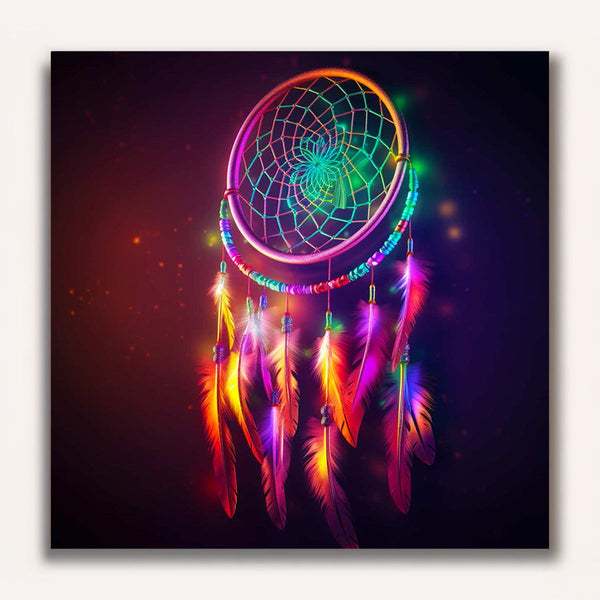 Paint by Numbers - Dream catcher neon