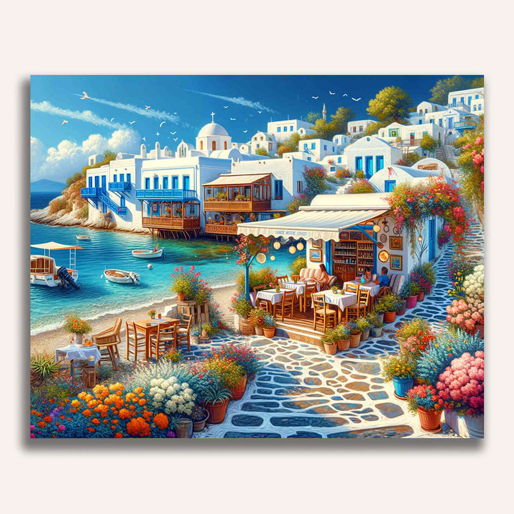 Paint by Numbers - Greek coast