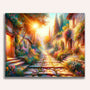 Paint by Numbers - Overgrown houses