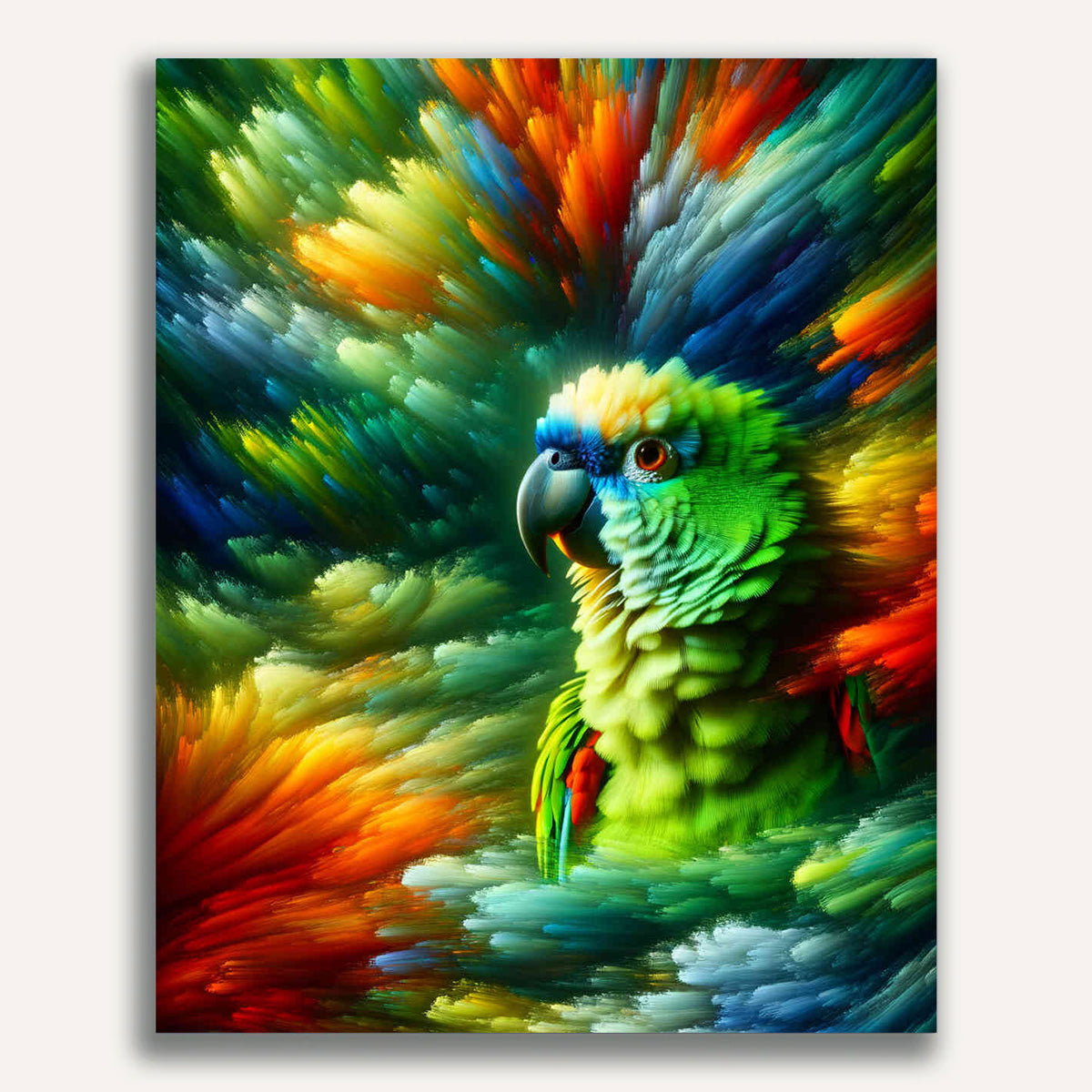 Paint by Numbers - Gruner Parrot