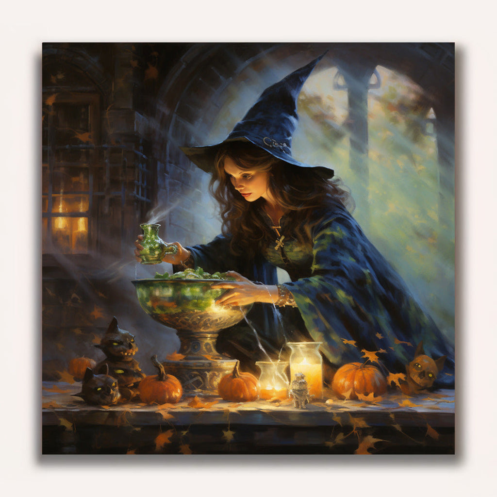 Paint by Numbers - Halloween magic brews