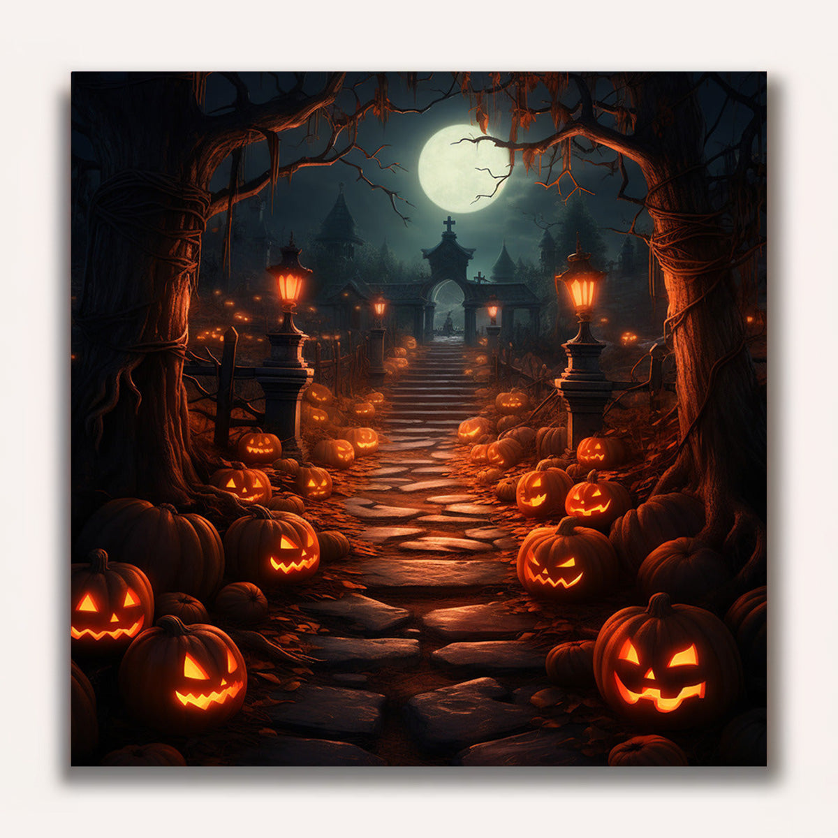 Paint by Numbers - Halloween sea of lights