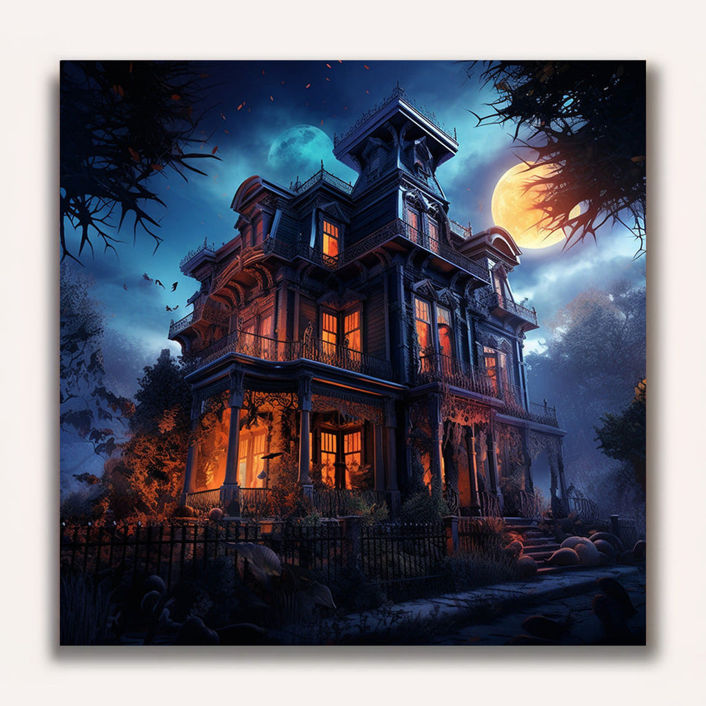 Paint by Numbers - Halloween shower house