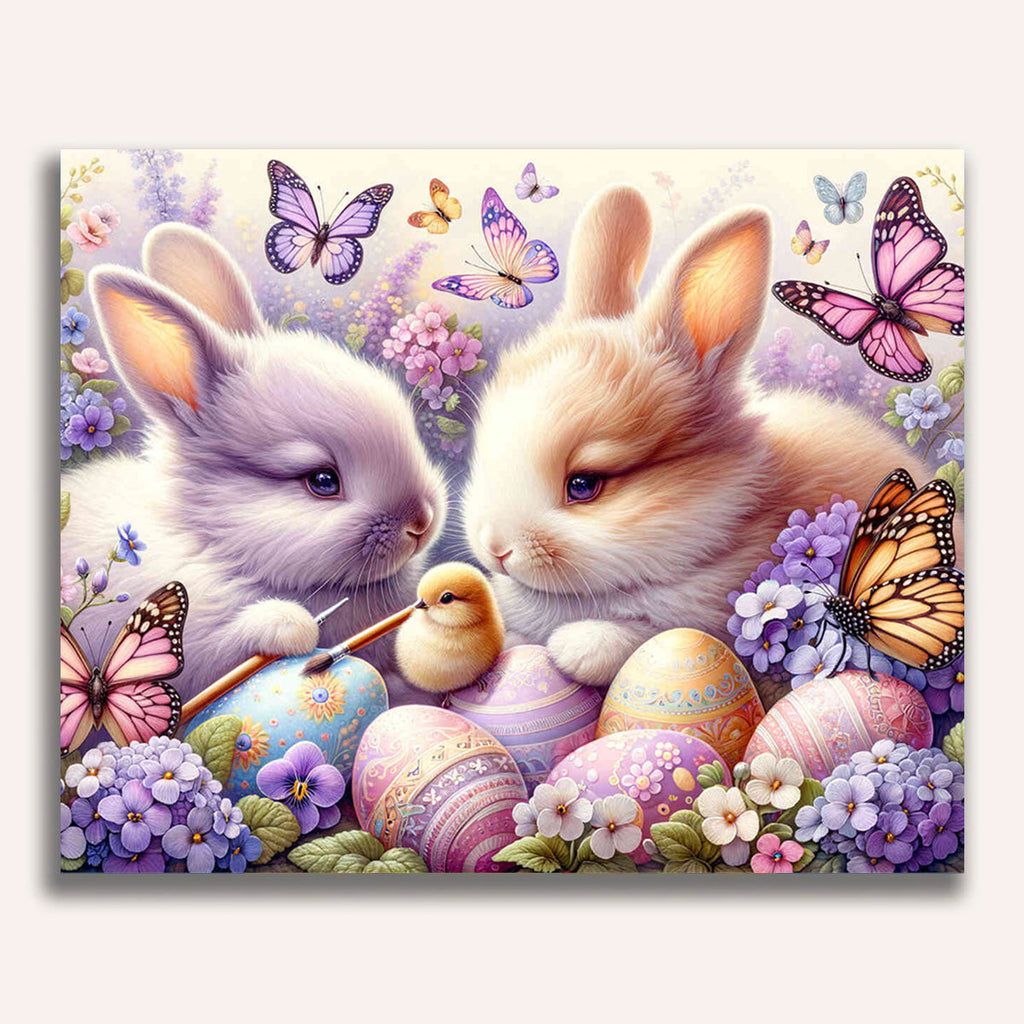 Paint by Numbers - Happy Easter