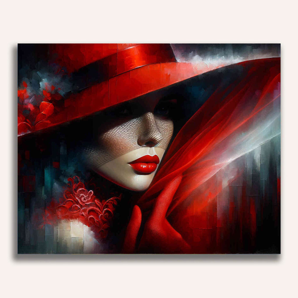 Paint by Numbers - Hat and woman