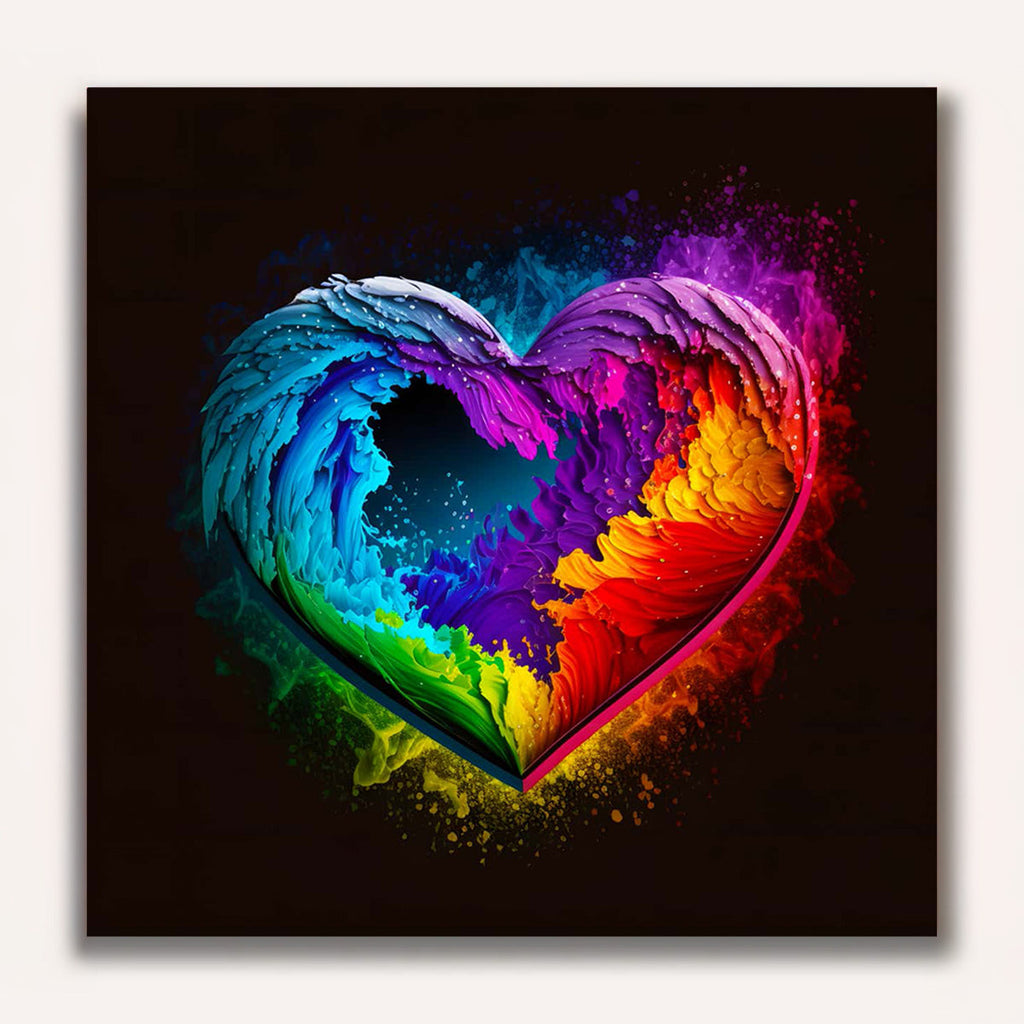 Paint by Numbers - Heart colors