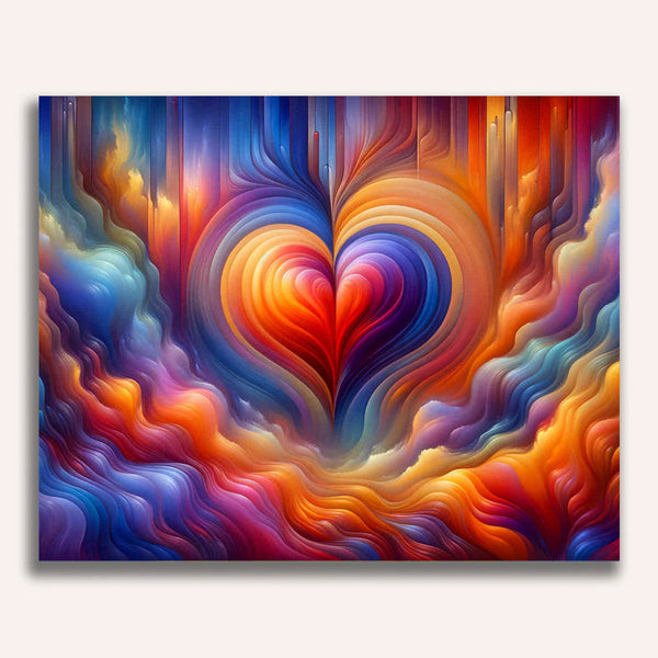 Paint by Numbers - Heart love