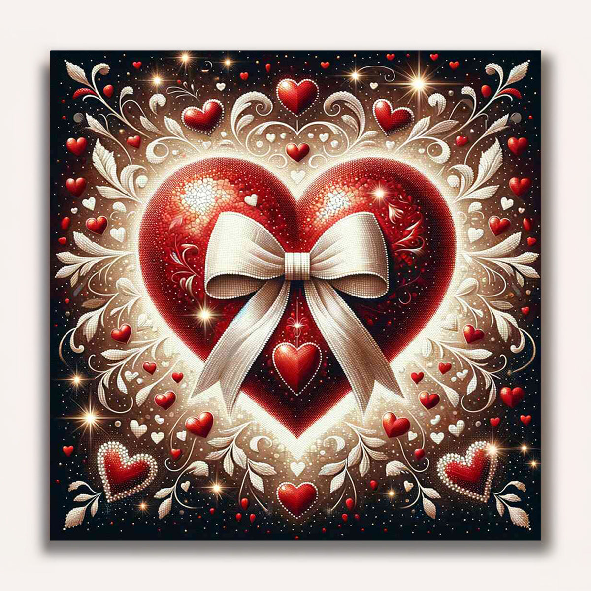 Paint by Numbers - Heart with Loop