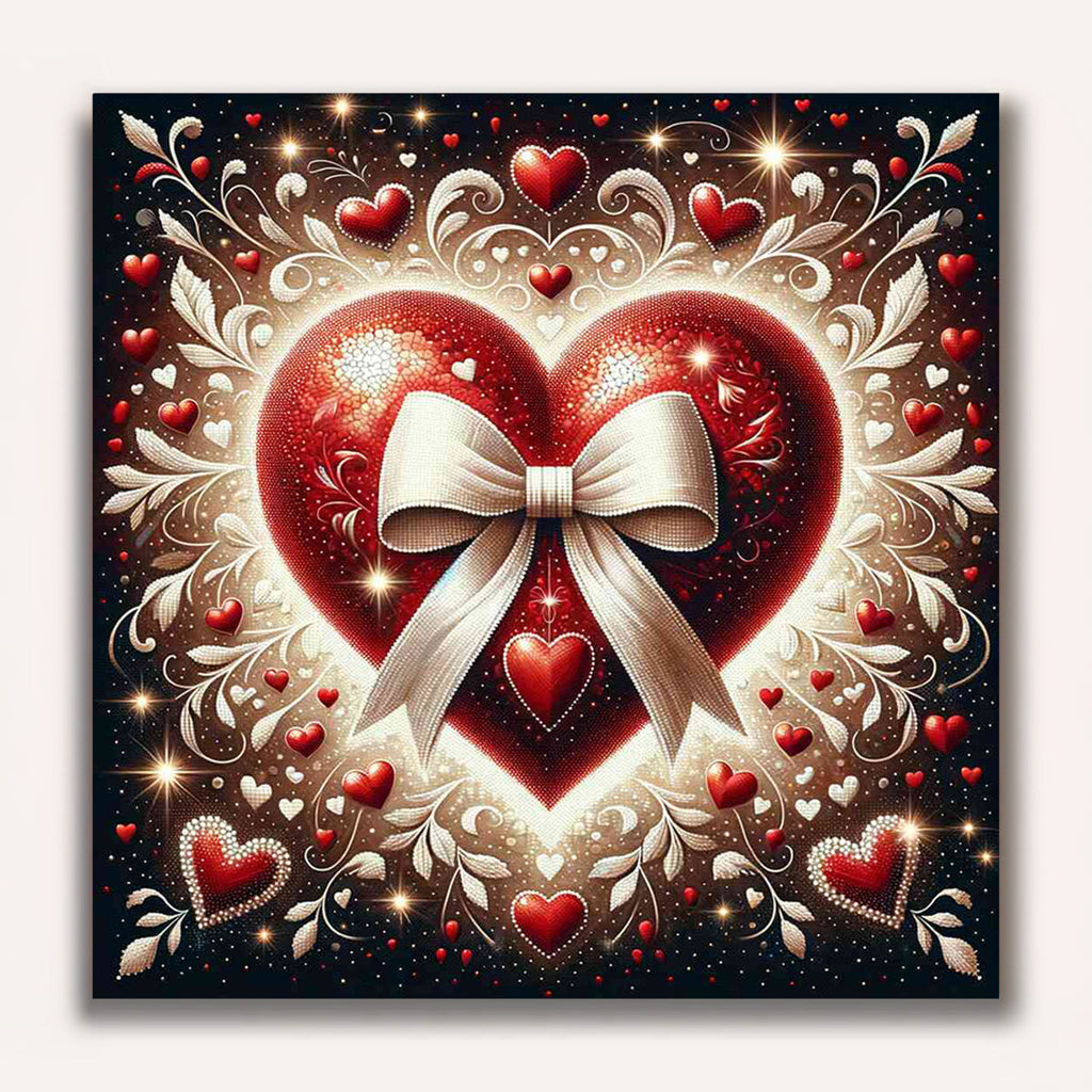 Paint by Numbers - Heart with Loop