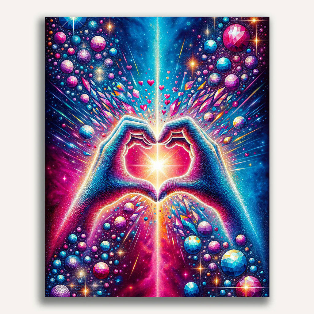 Paint by Numbers - Heart hand