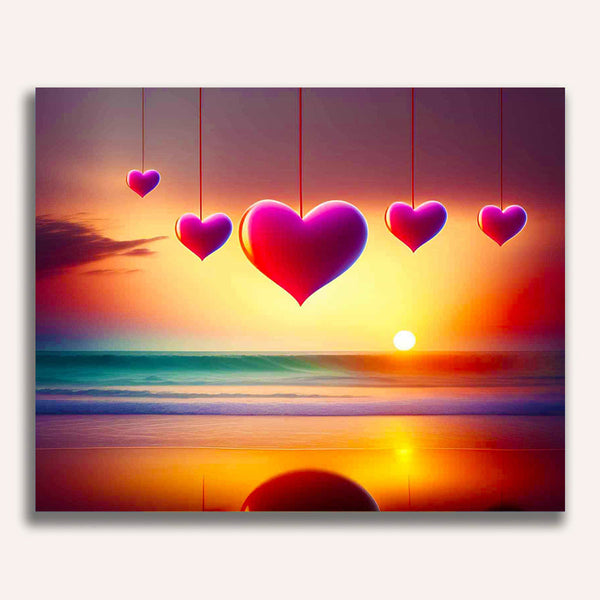 Paint by Numbers - Hearts on the horizon