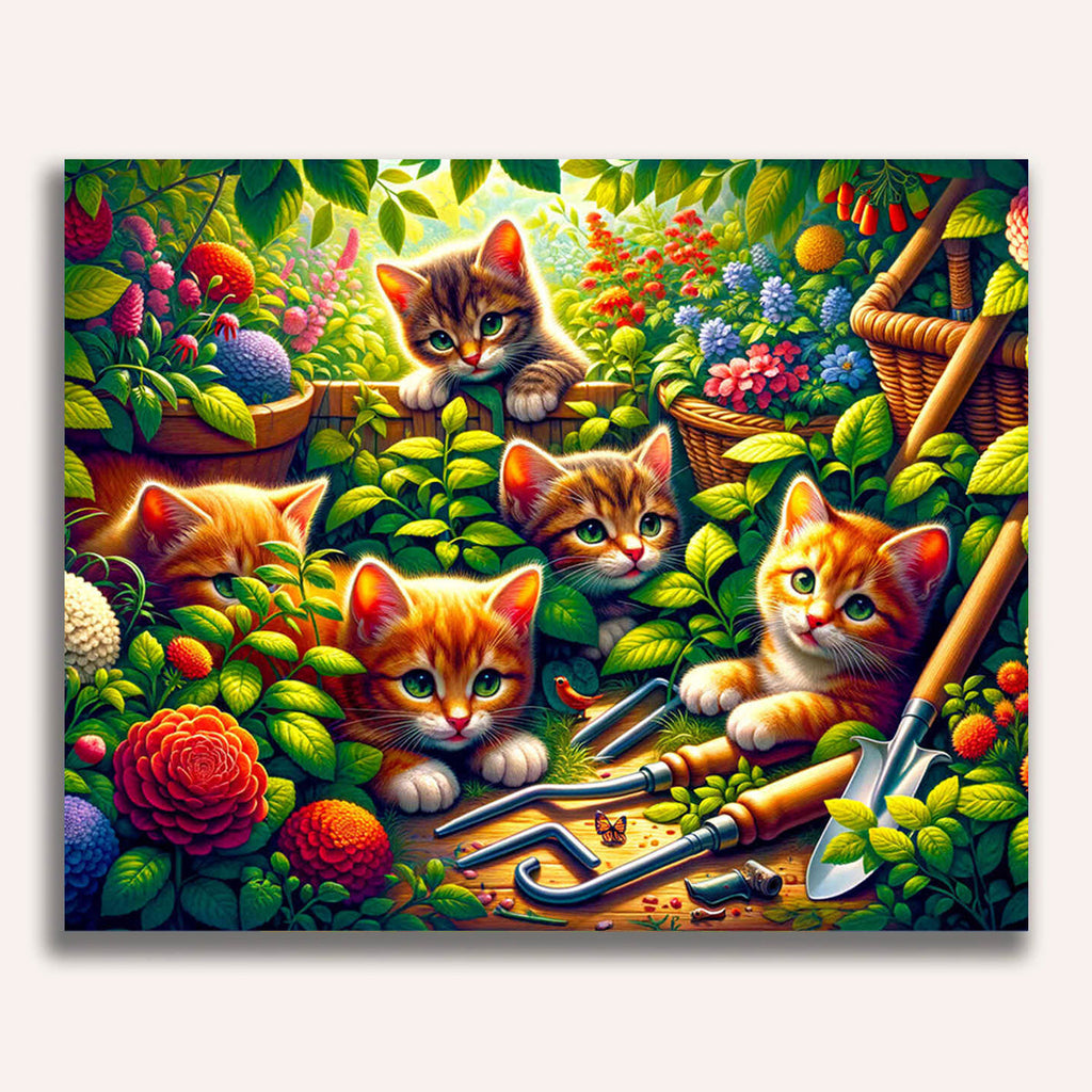 Paint by Numbers - Hidden cats