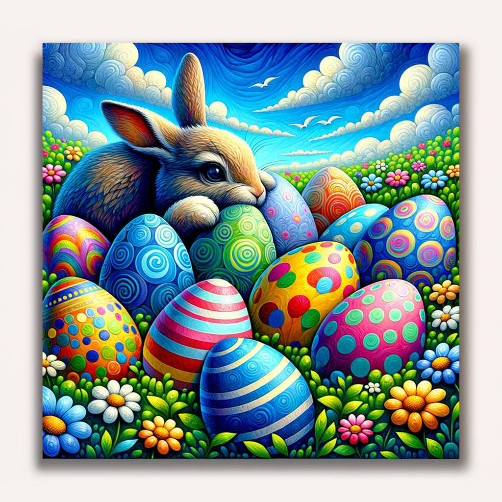Paint by Numbers - Hidden Easter Bunny