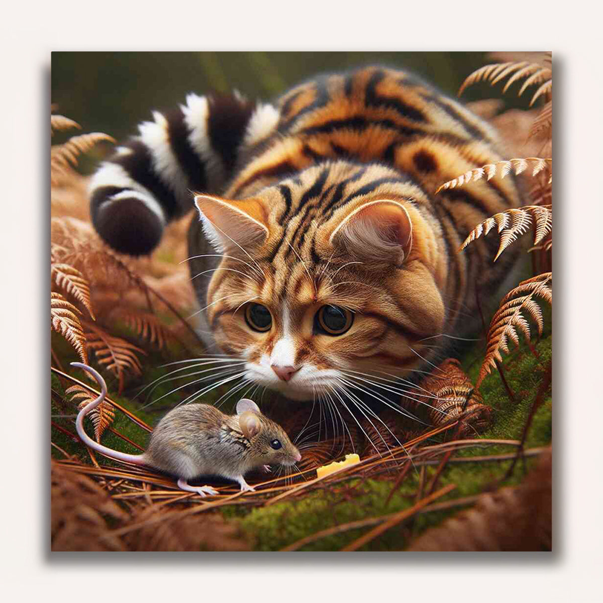 Paint by Numbers - Hidden Encounter in the Autumn Forest