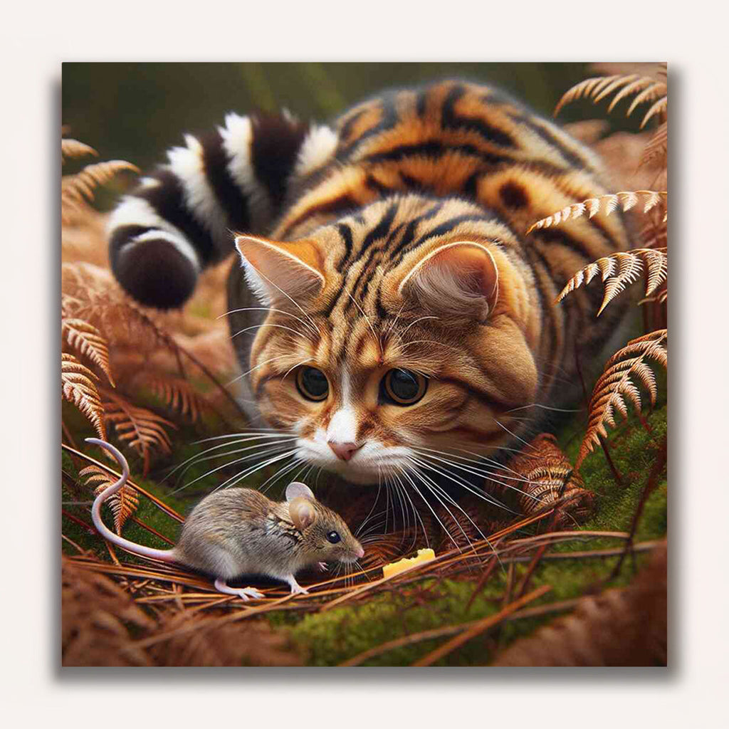 Paint by Numbers - Hidden Encounter in the Autumn Forest