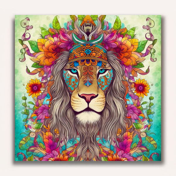 Paint by Numbers - Hippie Lion