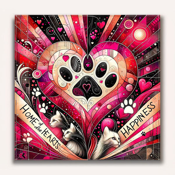 Paint by Numbers - Home is where my cats are