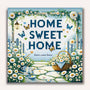Paint by Numbers - Home sweet Home, blue and white