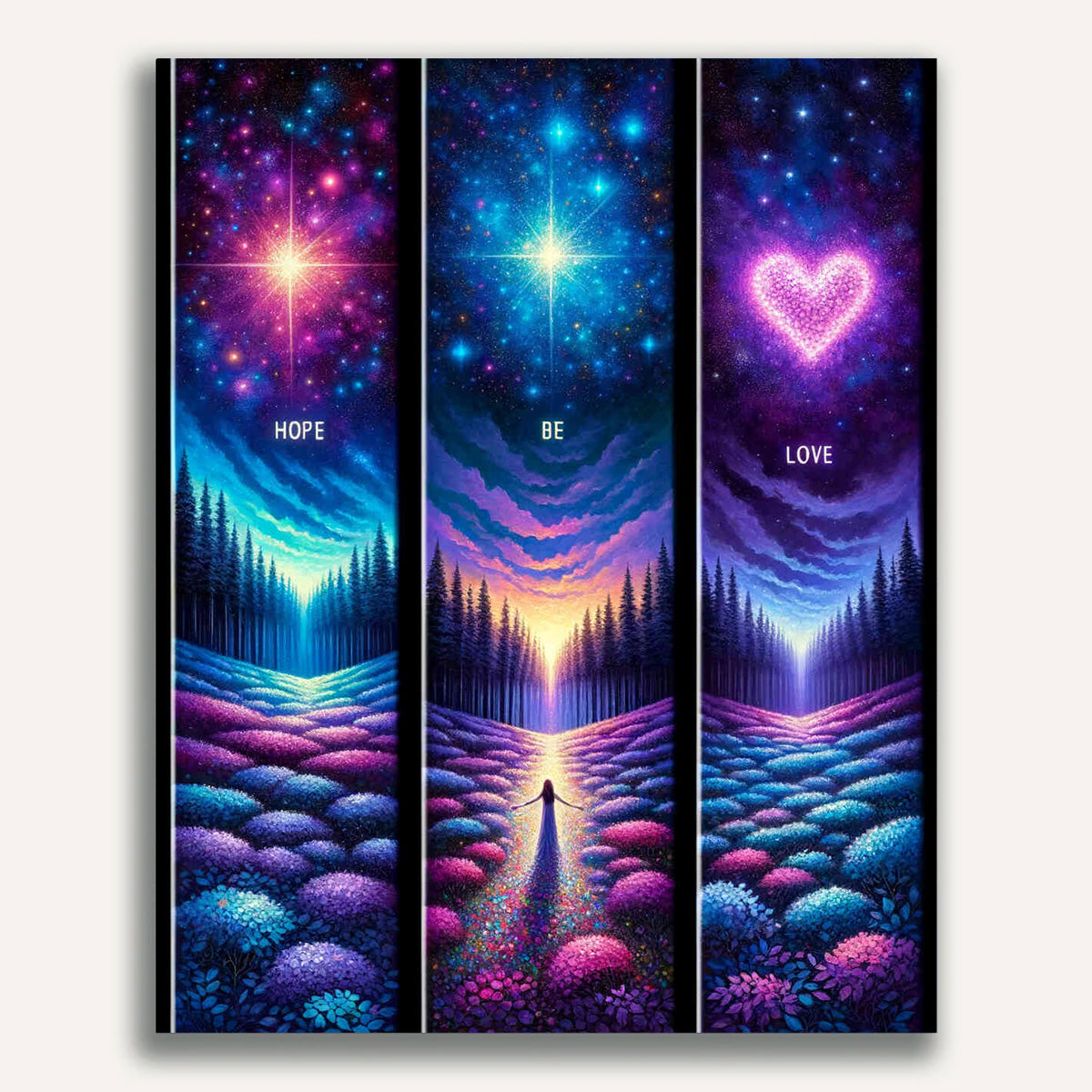 Paint by Numbers - Hope, Belive, Love