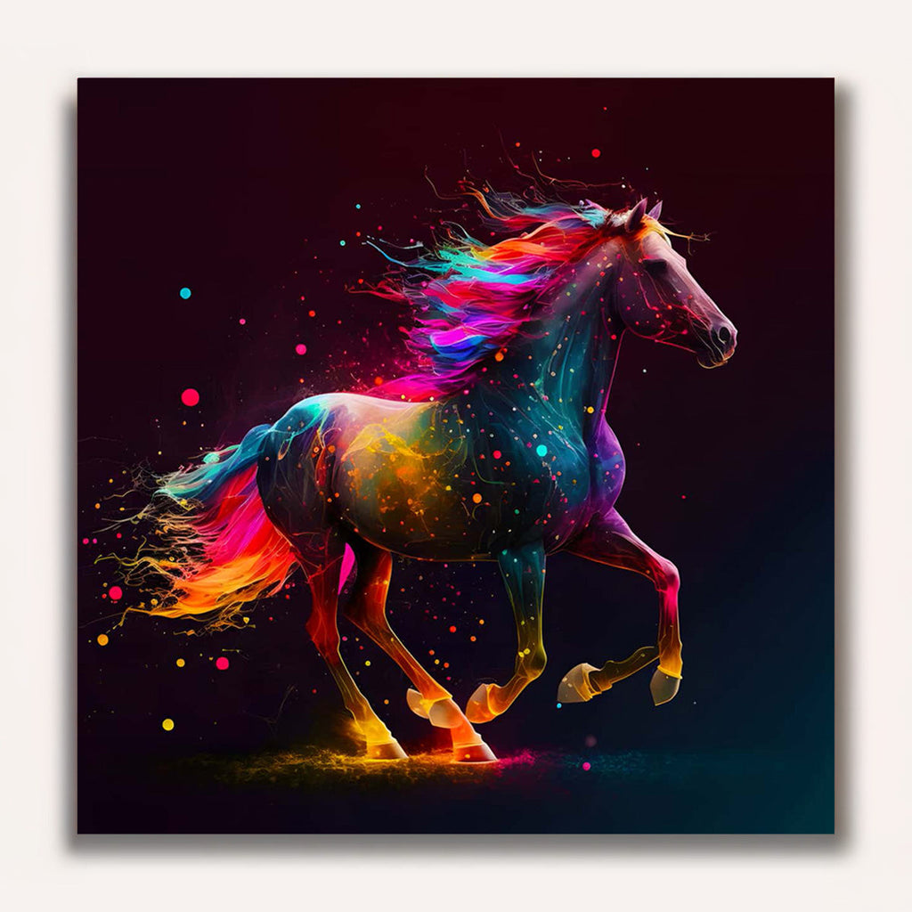 Paint by Numbers - Horse colorful