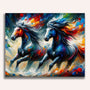 Paint by Numbers - Horses in the wind