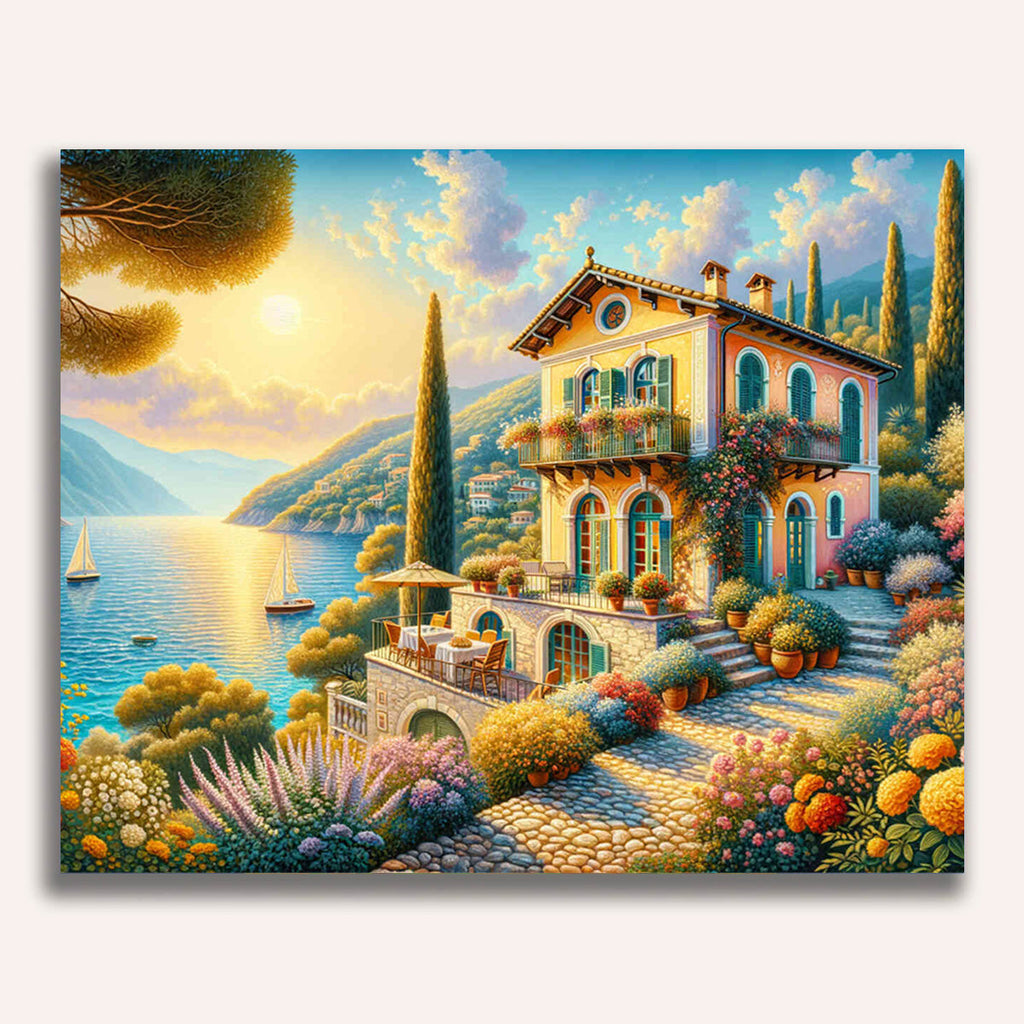 Paint by Numbers - House on the seashore