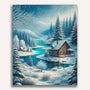 Paint by Numbers - Hutte in Winterland