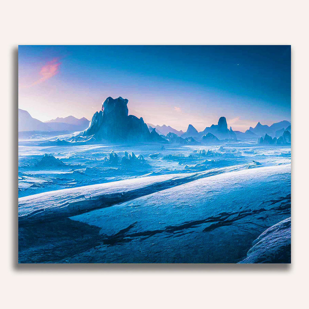 Paint by Numbers - Ice desert