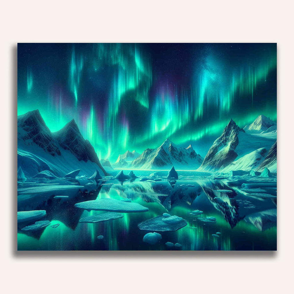 Paint by Numbers - Ice Polar Lights