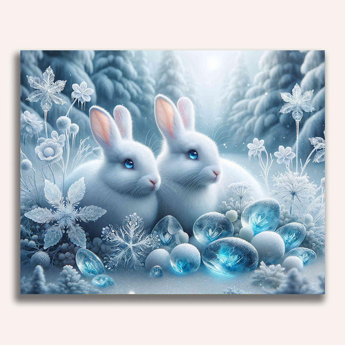 Paint by Numbers - Ice rabbit