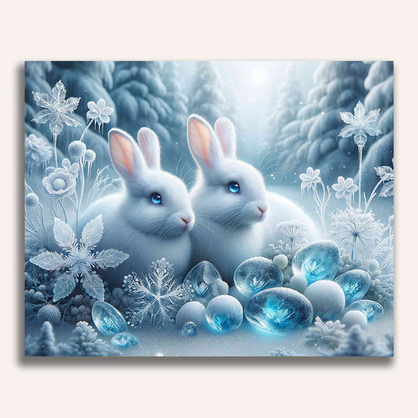 Paint by Numbers - Ice rabbit