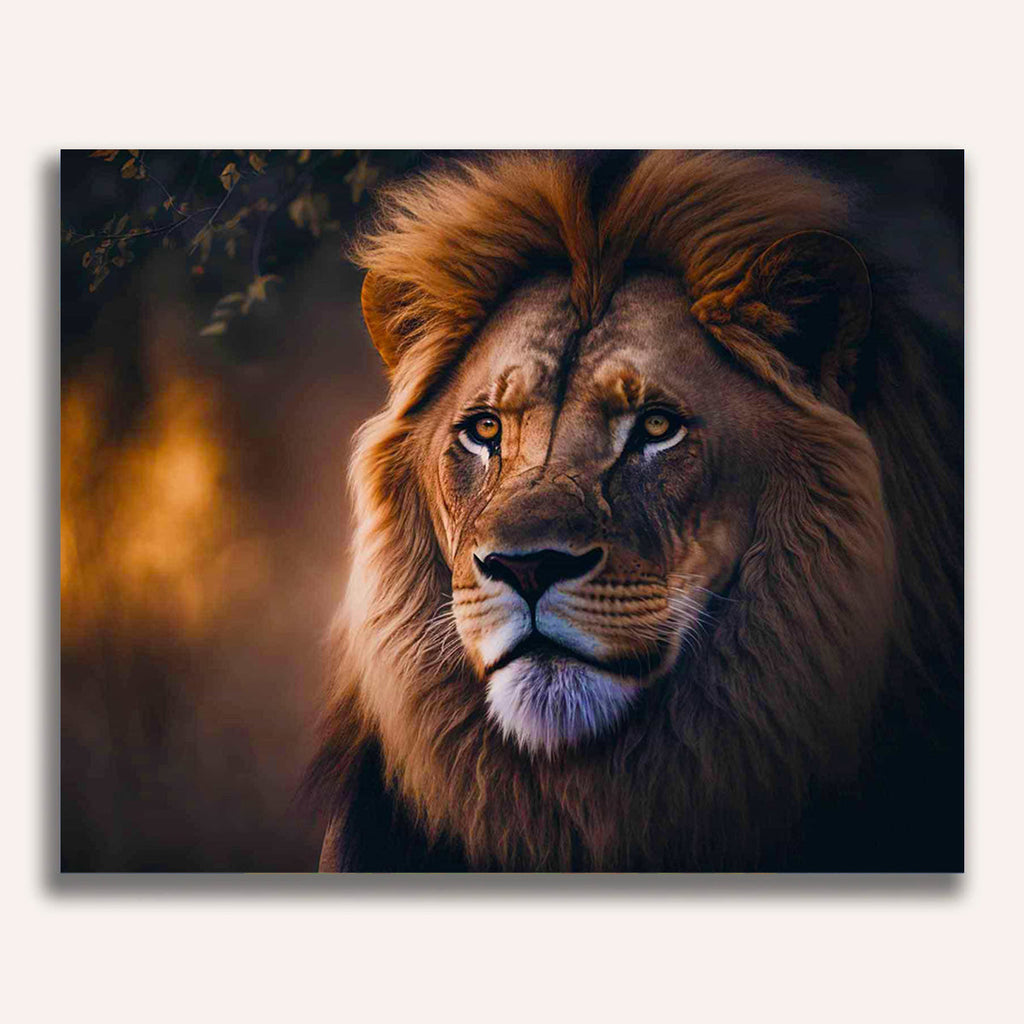 Paint by Numbers - Impressive lion