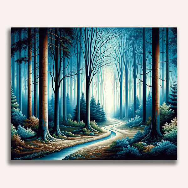 Paint by Numbers - In the Middle of the Forest