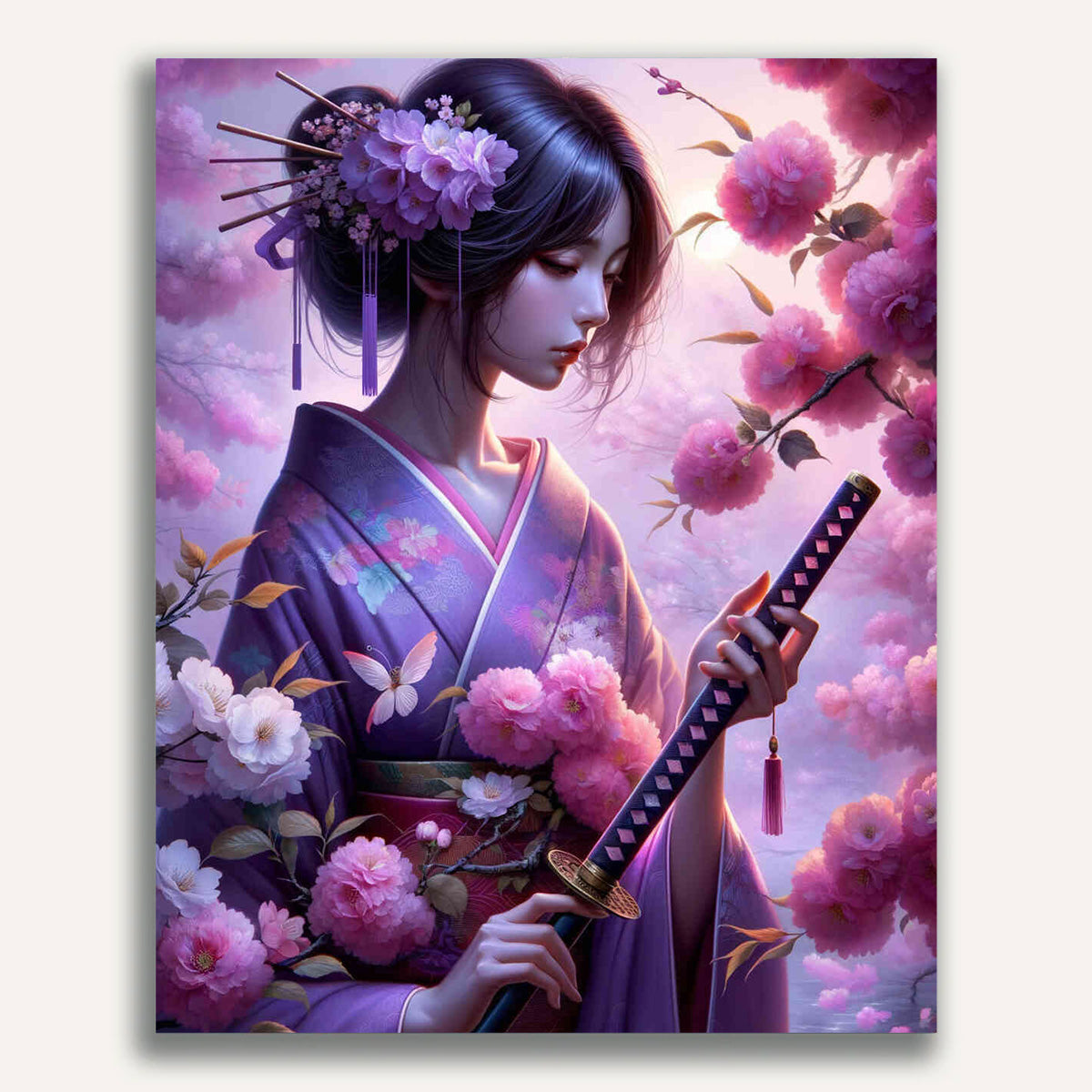 Paint by Numbers - Japanese beauty