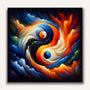 Paint by Numbers - Jing and Jang Abstract