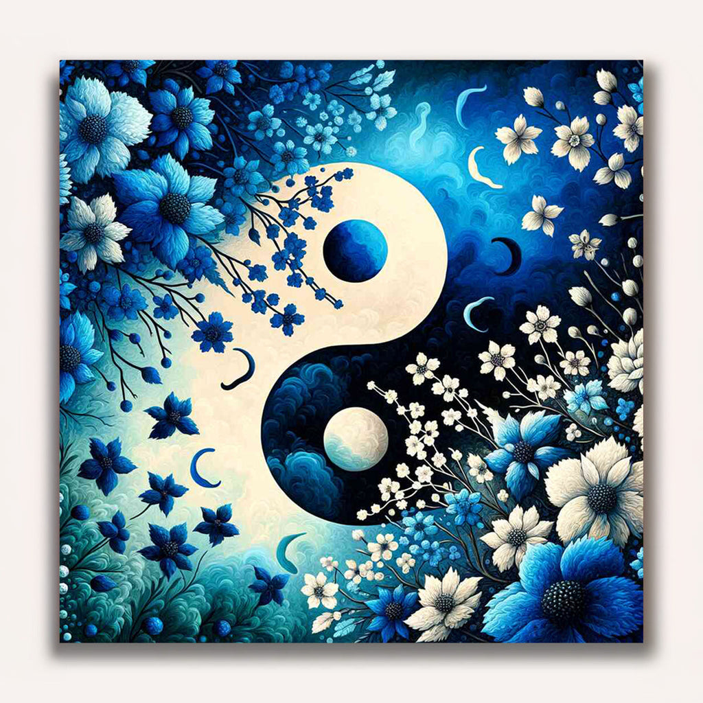 Paint by Numbers - Jing and Jang Flower