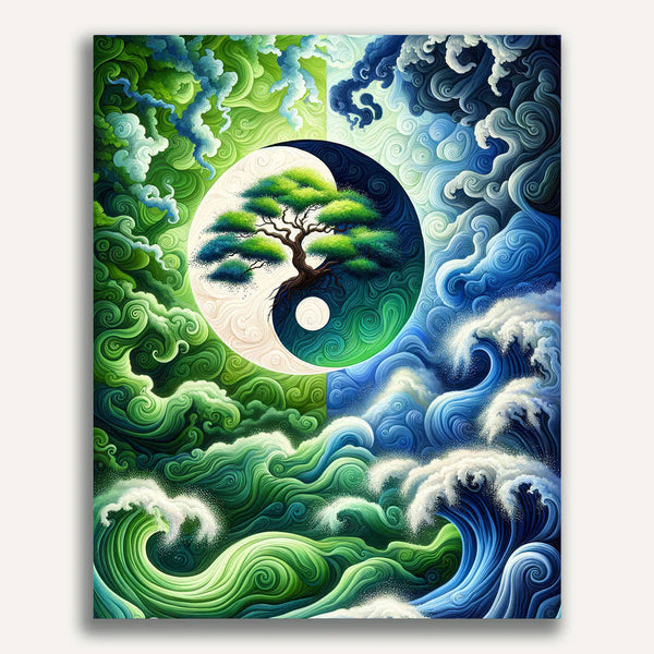 Paint by Numbers - Jing and Jang Tree