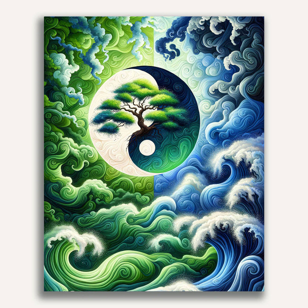 Paint by Numbers - Jing and Jang Tree