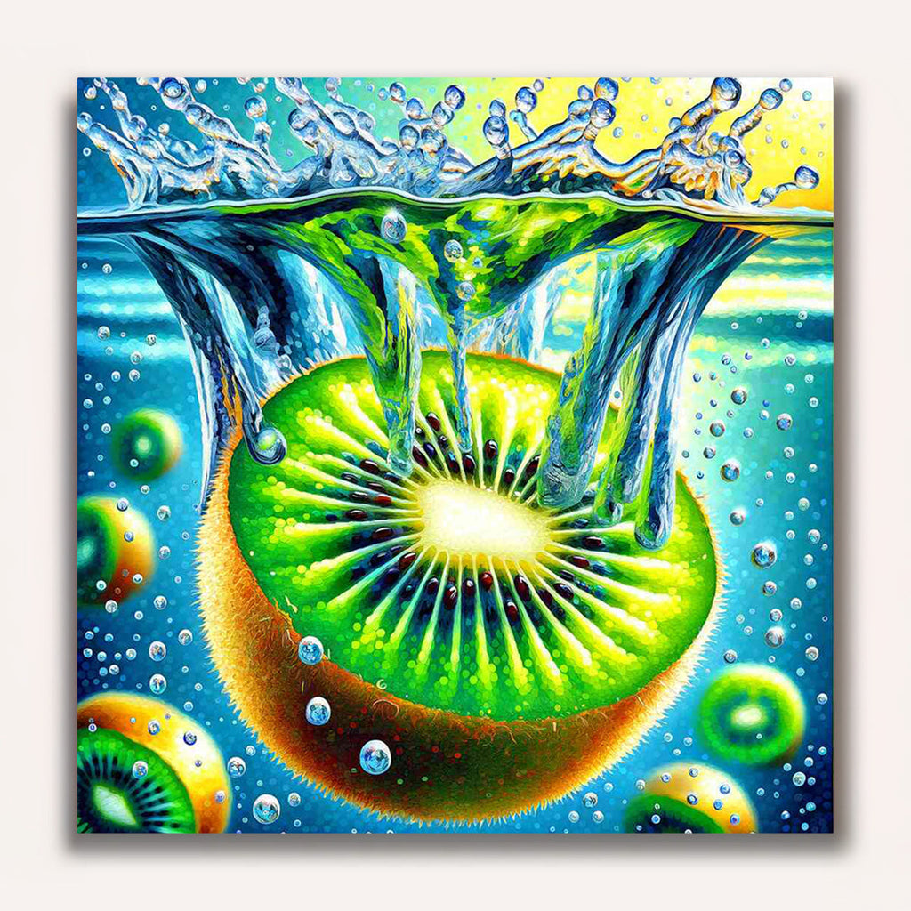 Paint by Numbers - Kiwi in Water